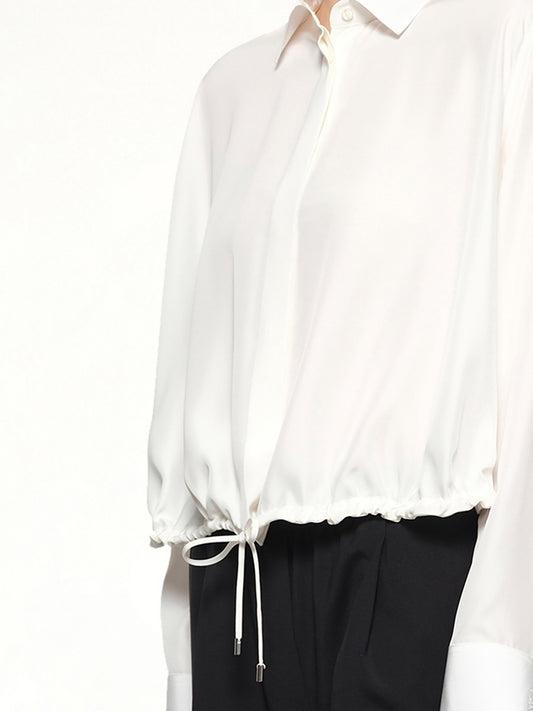 Balloon Shirt in White