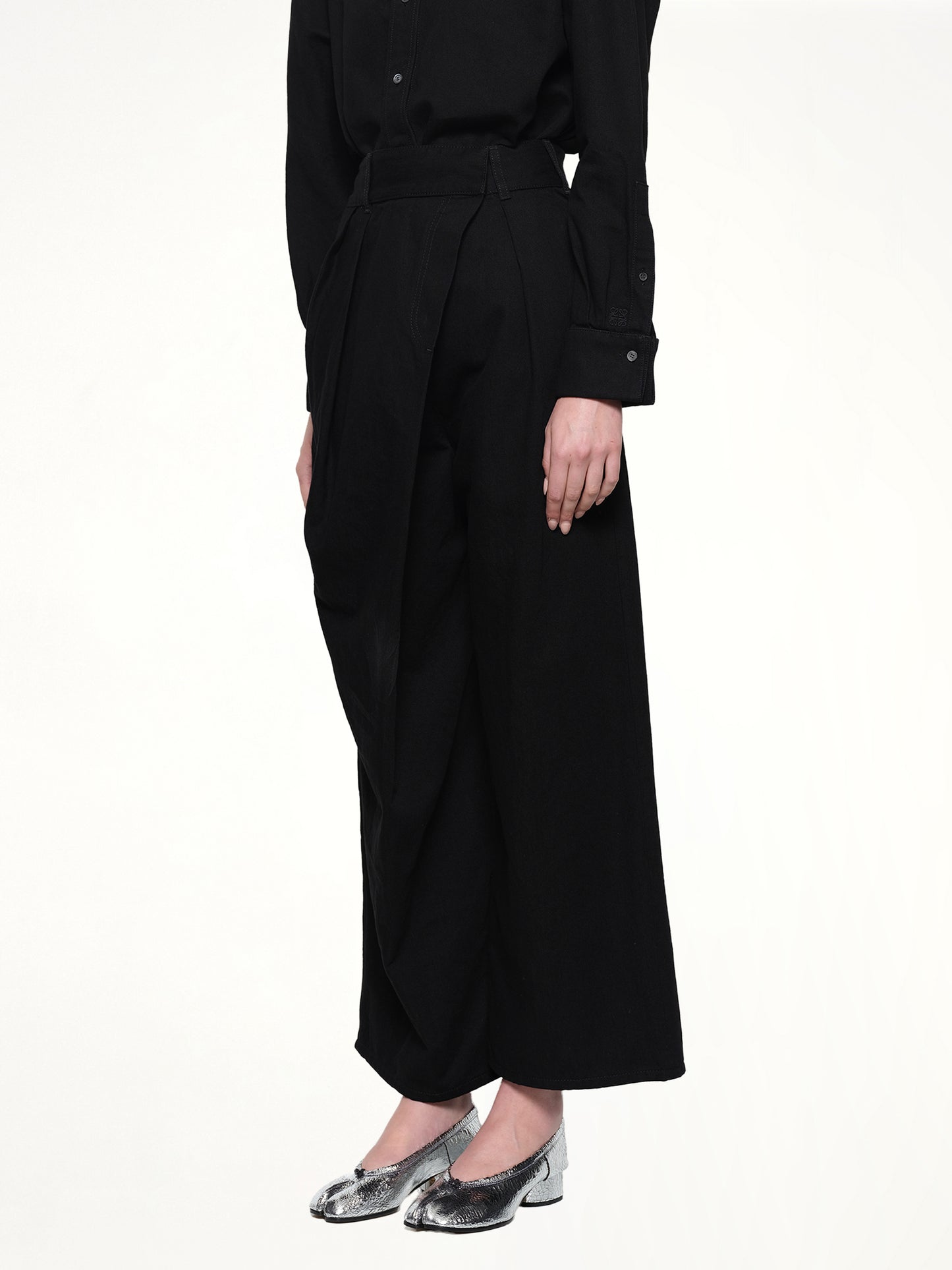 Wrap Jeans AF in Black