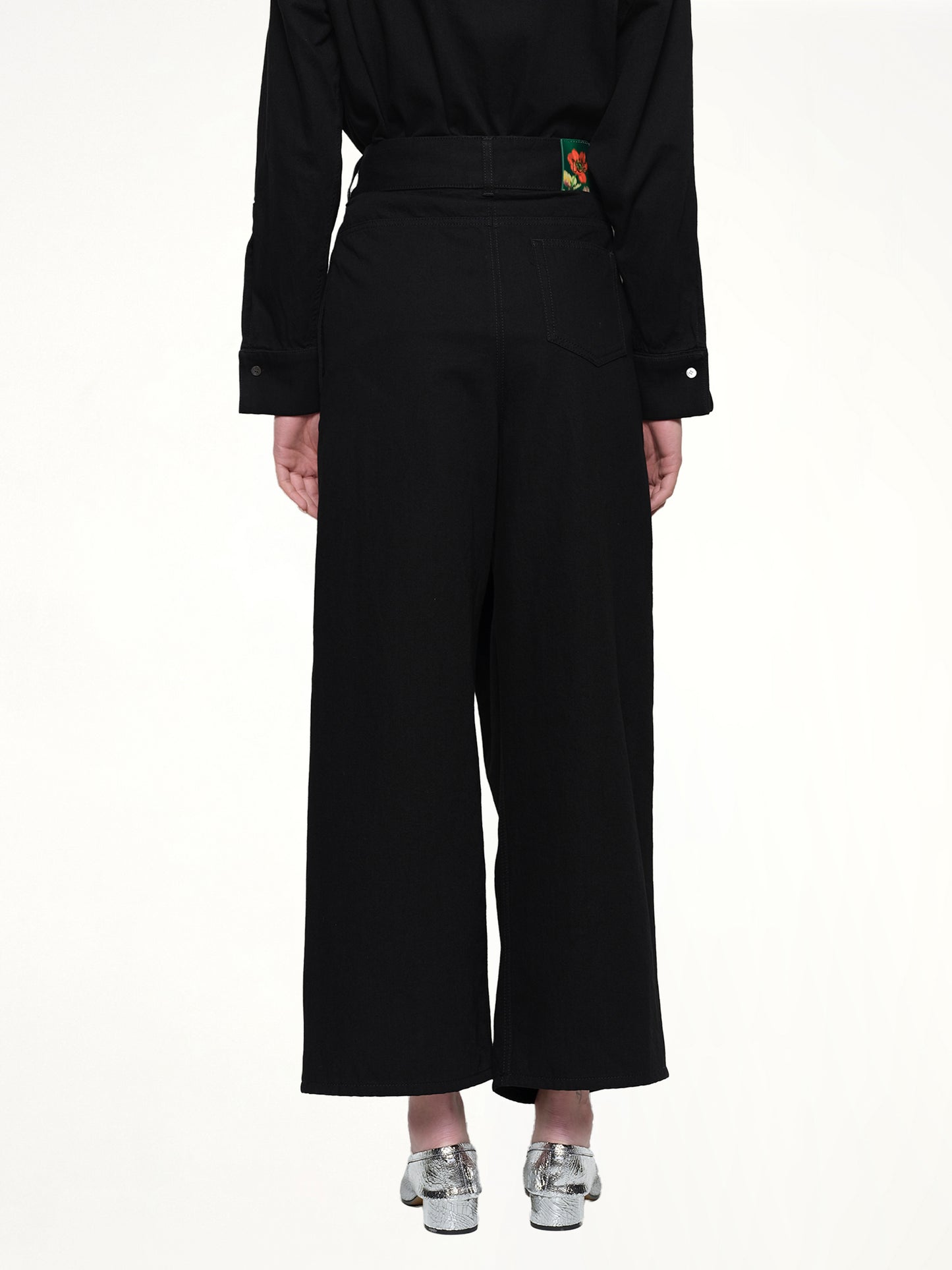 Wrap Jeans AF in Black