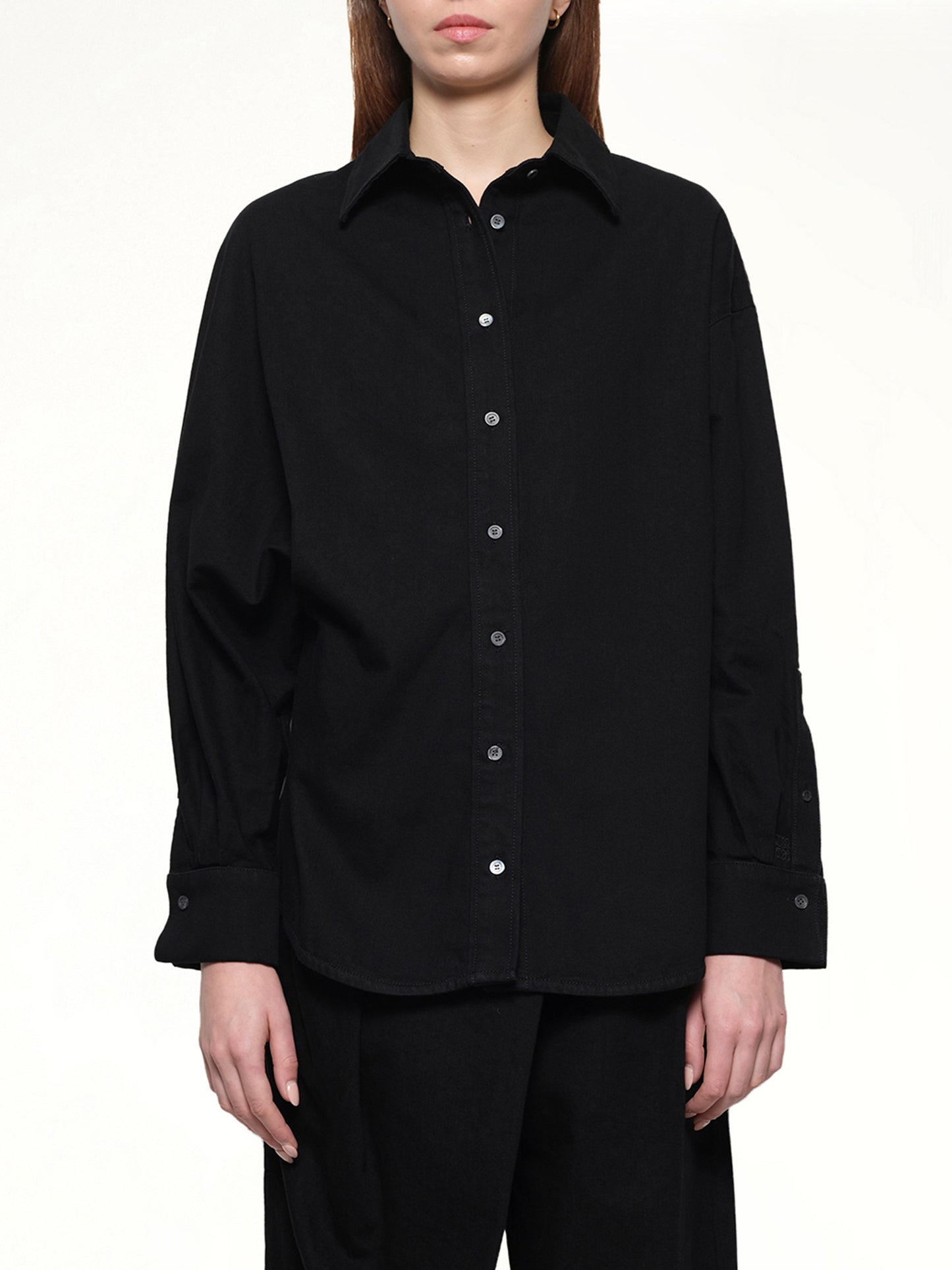 Wrap Shirt in Black