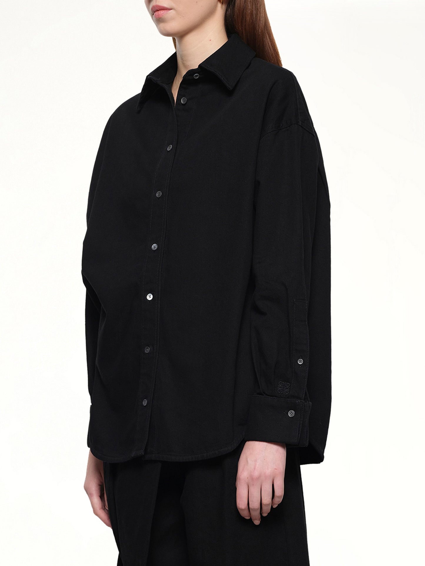Wrap Shirt in Black