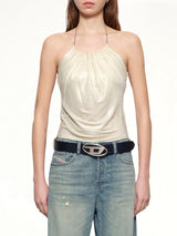 T-IRENI Top in Ivory