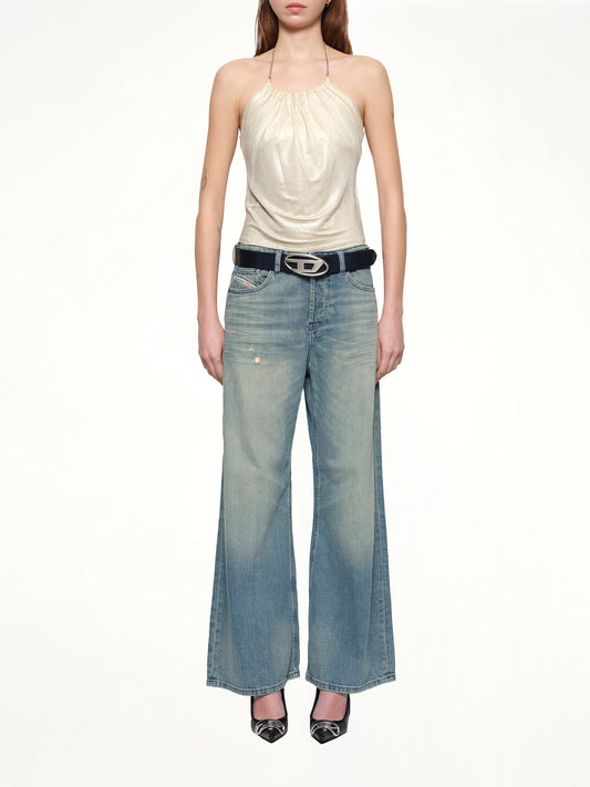 T-IRENI Top in Ivory