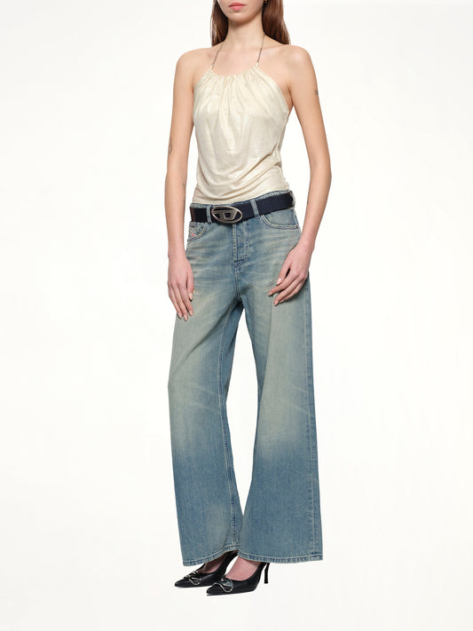 T-IRENI Top in Ivory