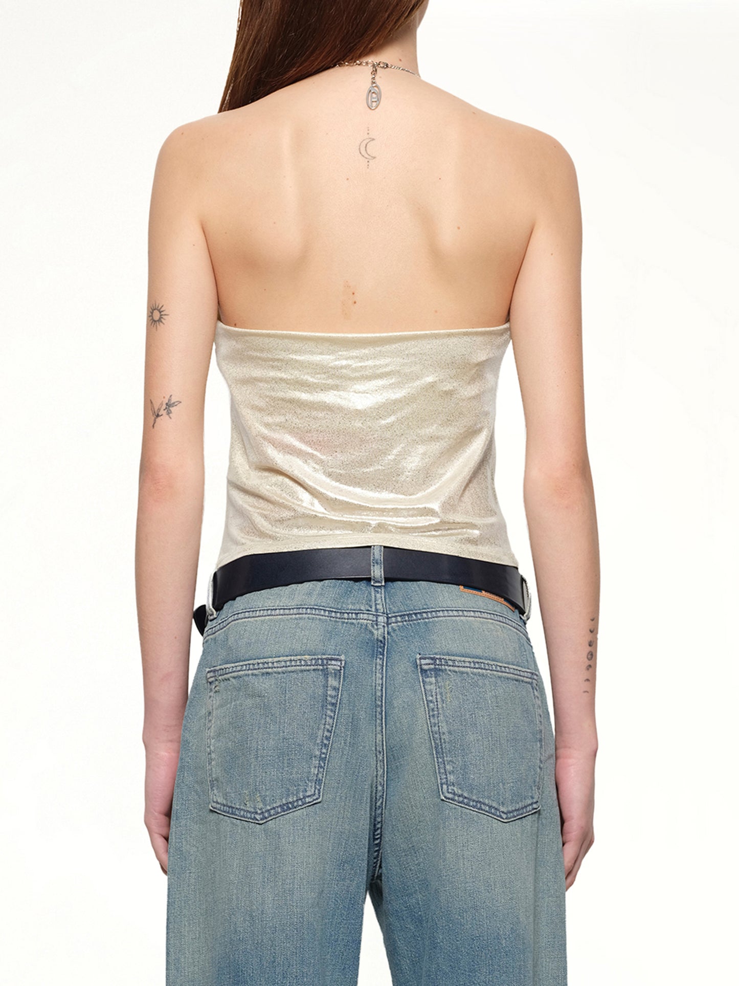 T-IRENI Top in Ivory