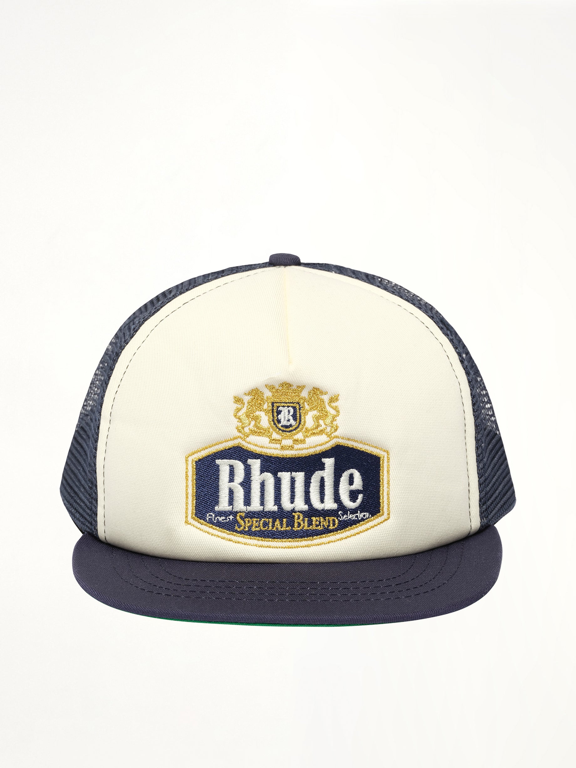Special-Blend Trucker Hat in Navy/Off White