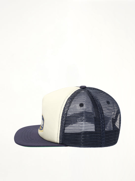 Special-Blend Trucker Hat in Navy/Off White
