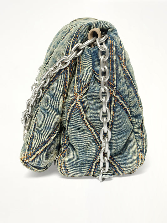 CHARM-D M Shoulder Bag in Dark Blue