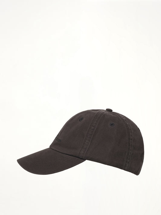 910001 Cotton Baseball Cap in Black