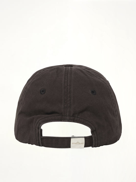 910001 Cotton Baseball Cap in Black