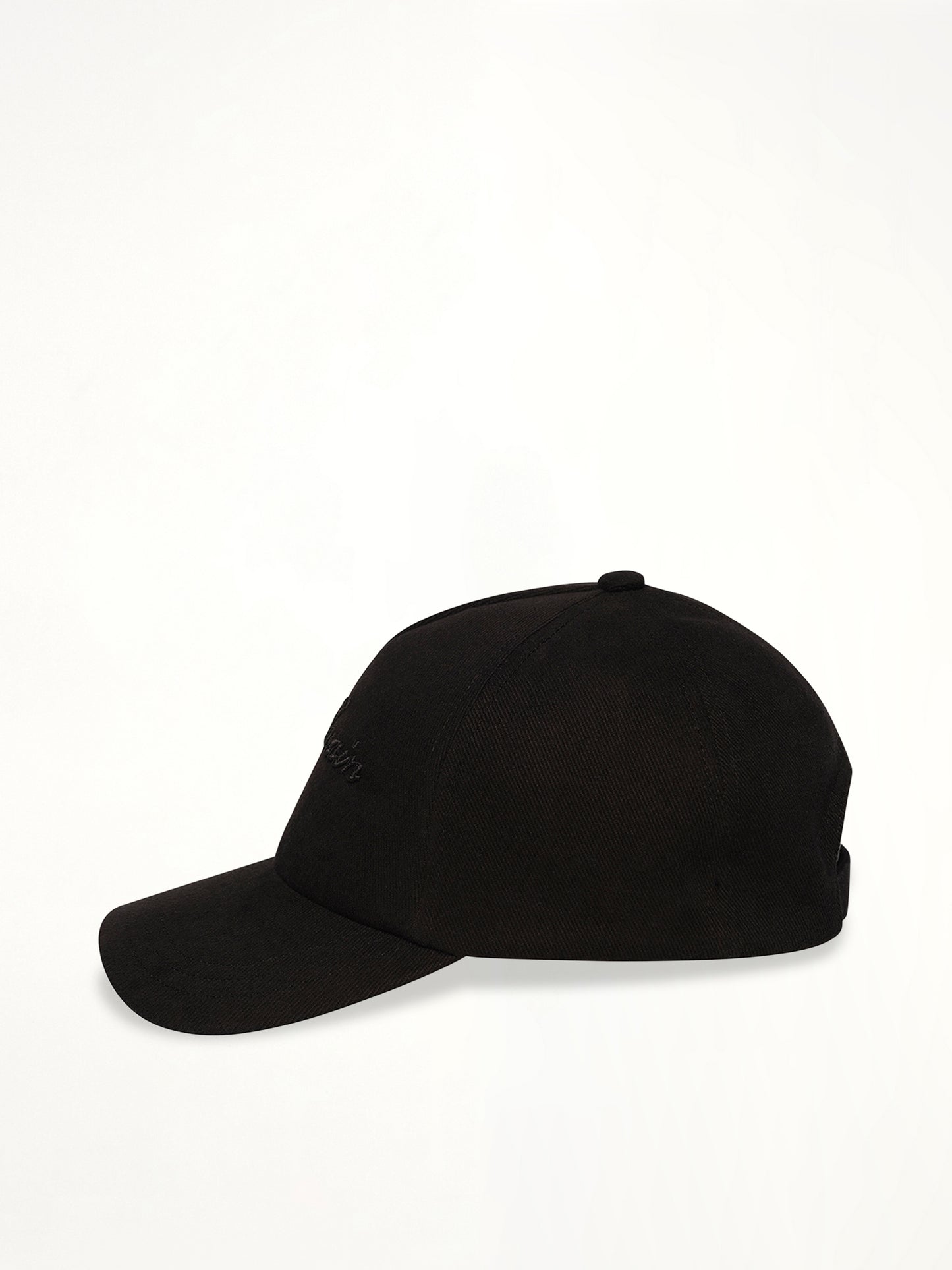 Balmain Signature Cotton Cap in Black