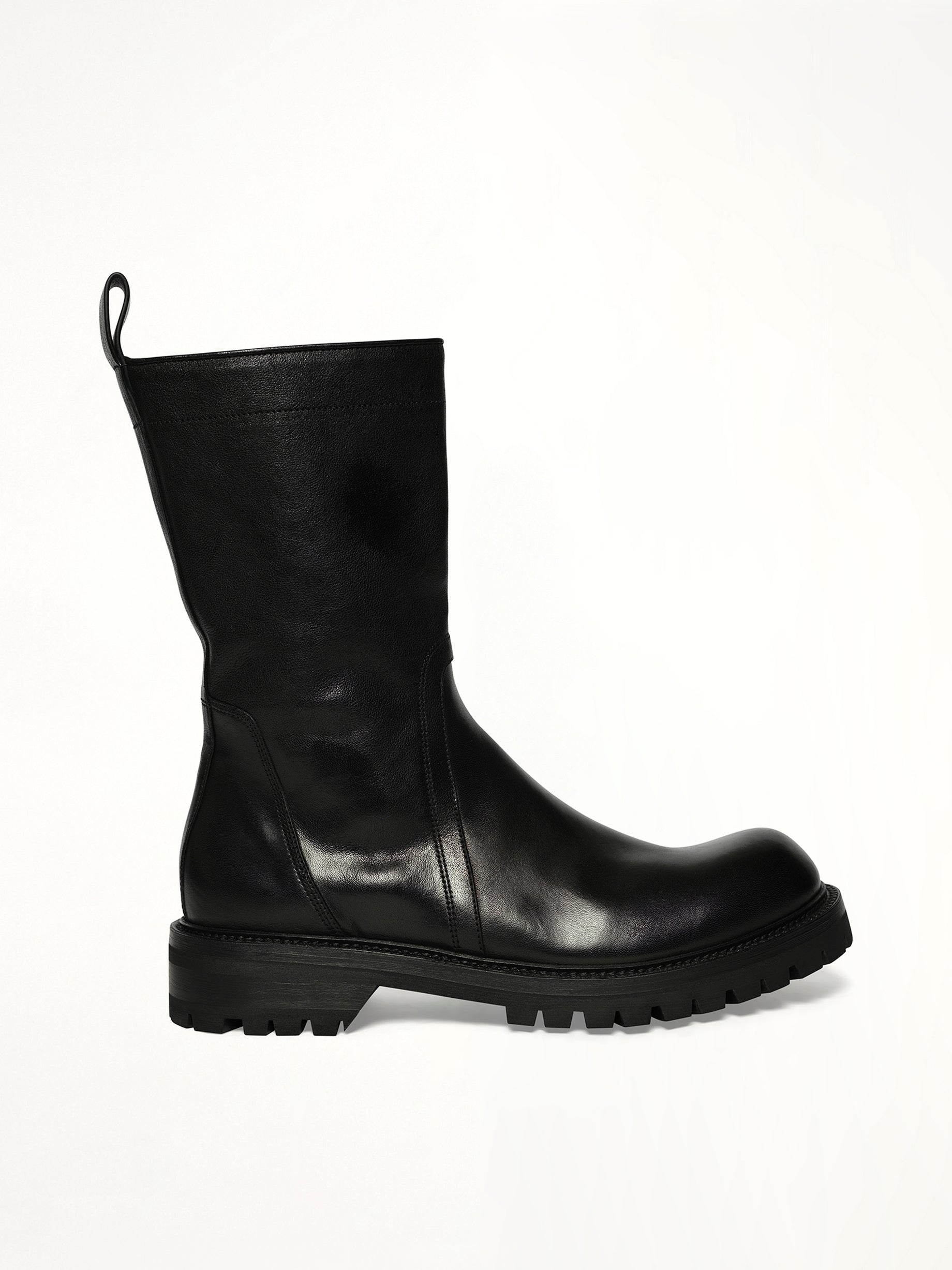 Army Creeper in Black Side View | RICK OWENS