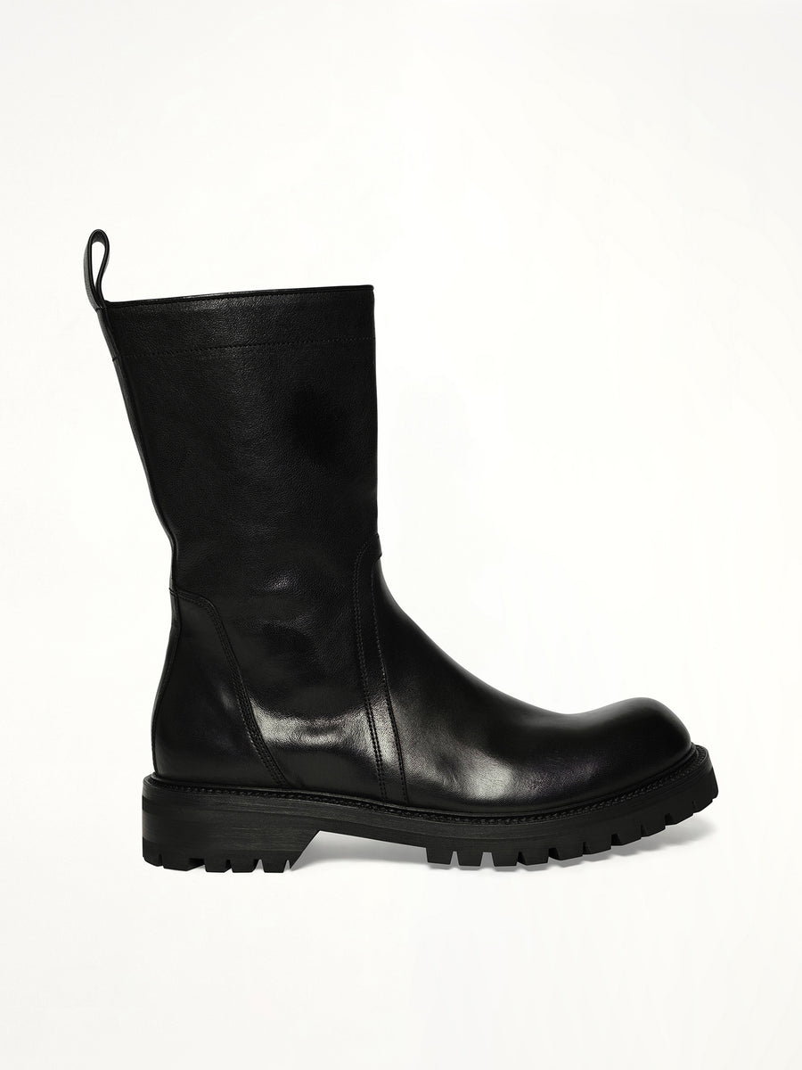 Army Creeper in Black Side View | RICK OWENS