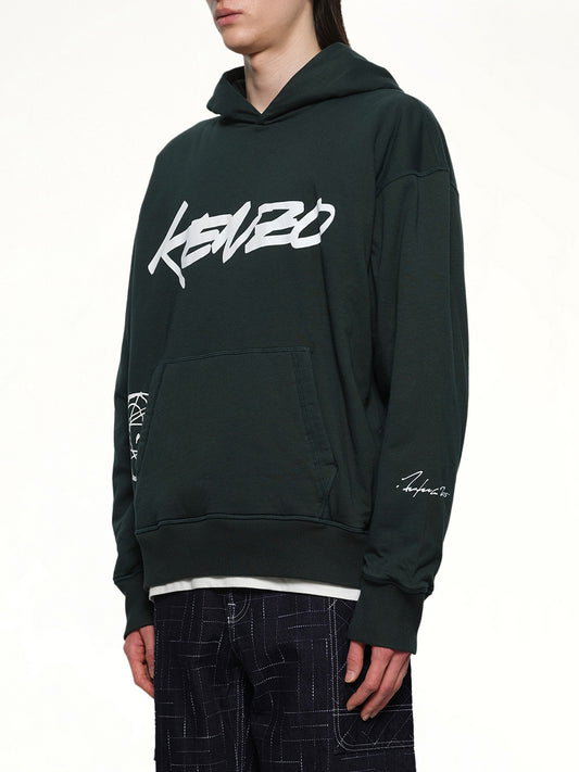 Kenzo Futura Padded Hoodie in Pine