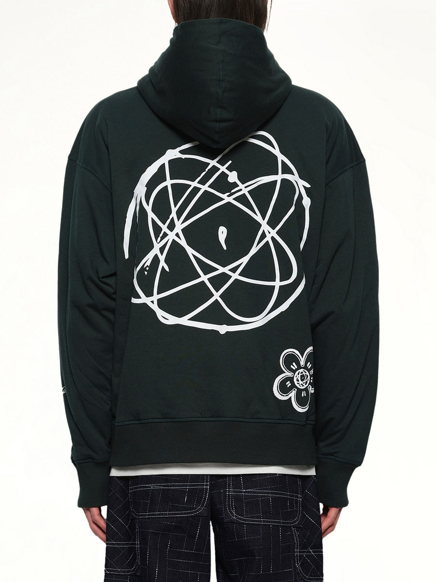 Kenzo Futura Padded Hoodie in Pine