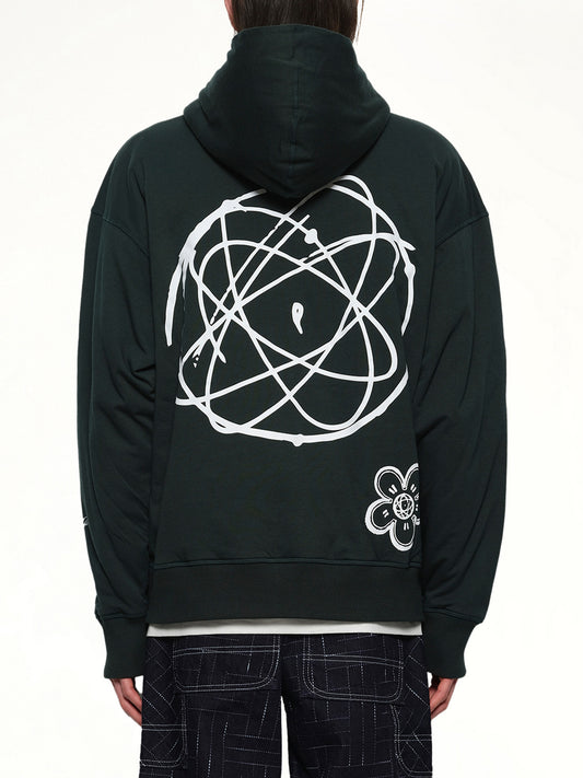 Kenzo Futura Padded Hoodie in Pine