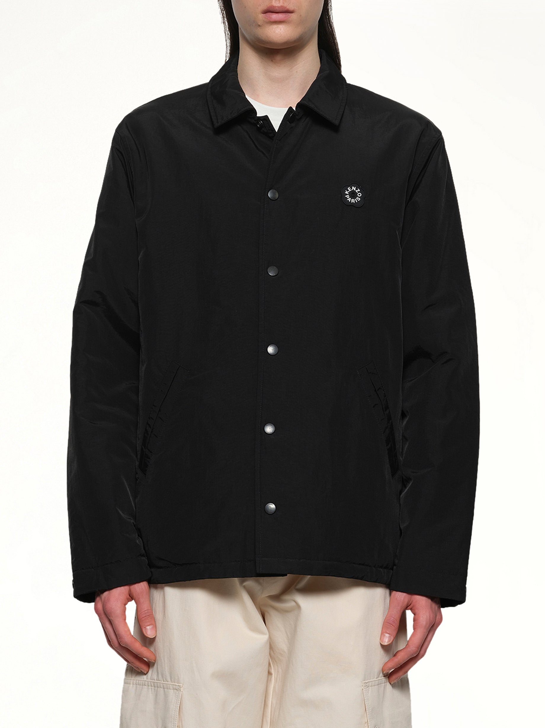 Boke Flower 2.0 Reversible Heavy Coach Jacket in Black