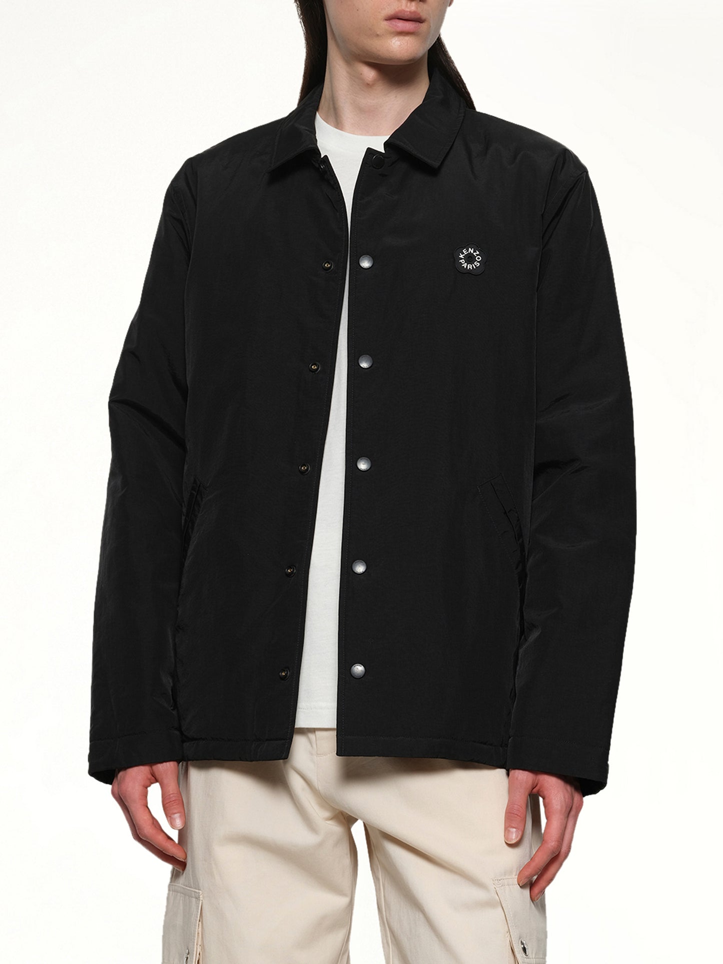 Boke Flower 2.0 Reversible Heavy Coach Jacket in Black