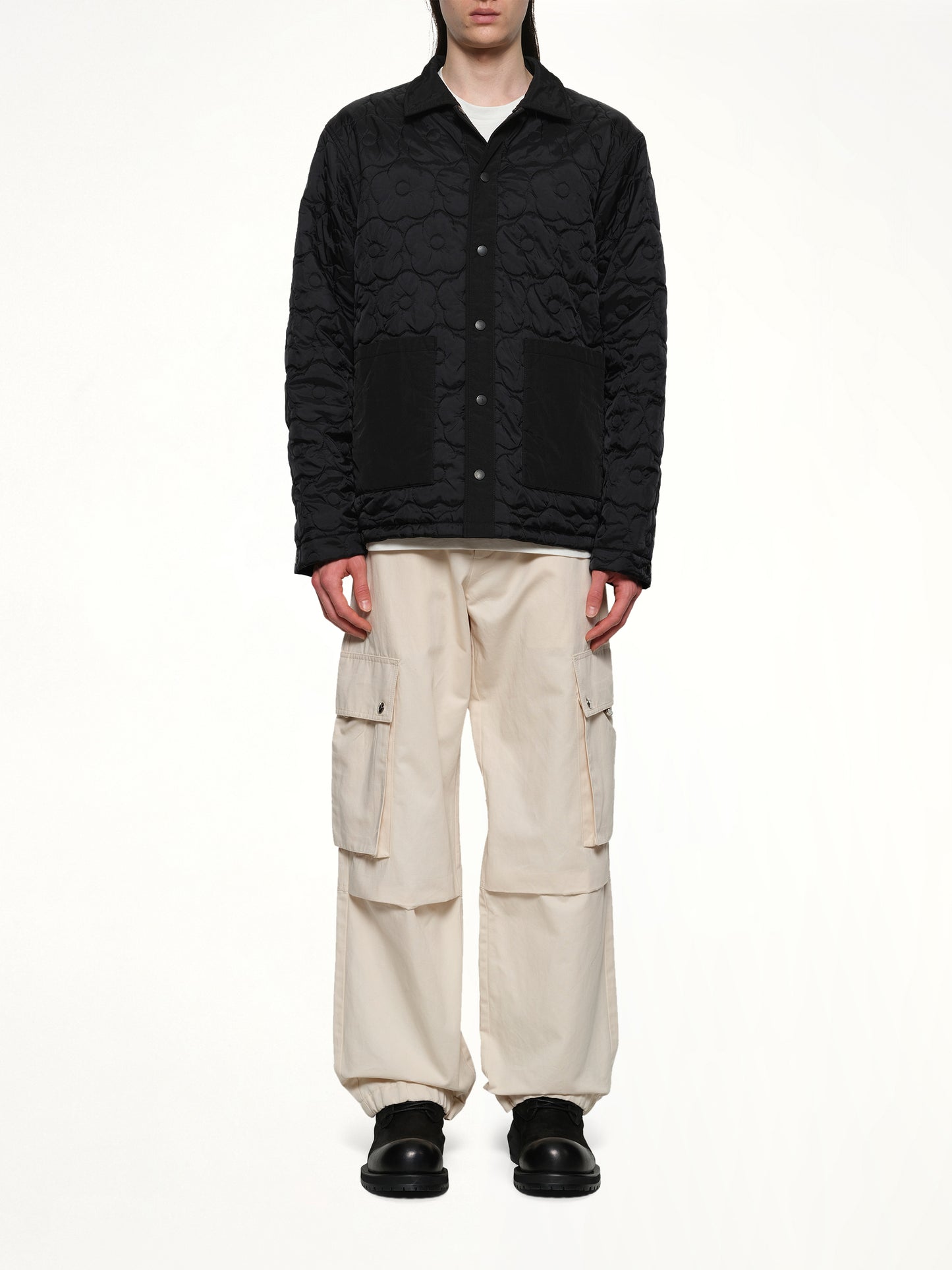 Boke Flower 2.0 Reversible Heavy Coach Jacket in Black