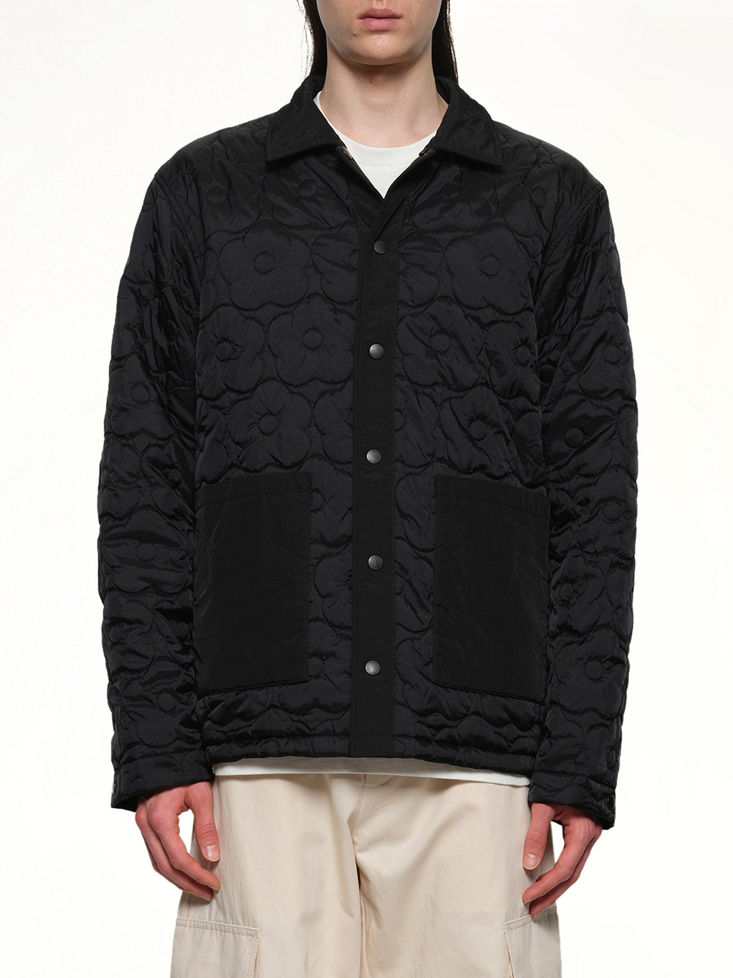 Boke Flower 2.0 Reversible Heavy Coach Jacket in Black