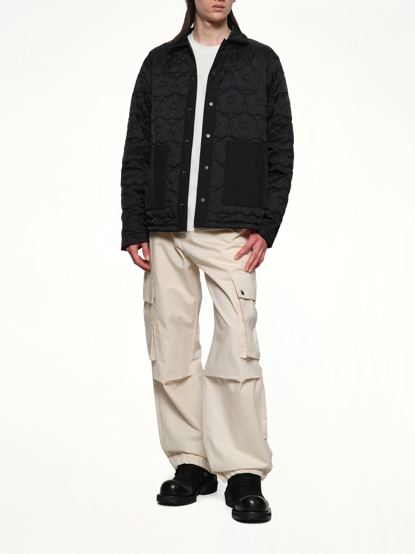 Boke Flower 2.0 Reversible Heavy Coach Jacket in Black