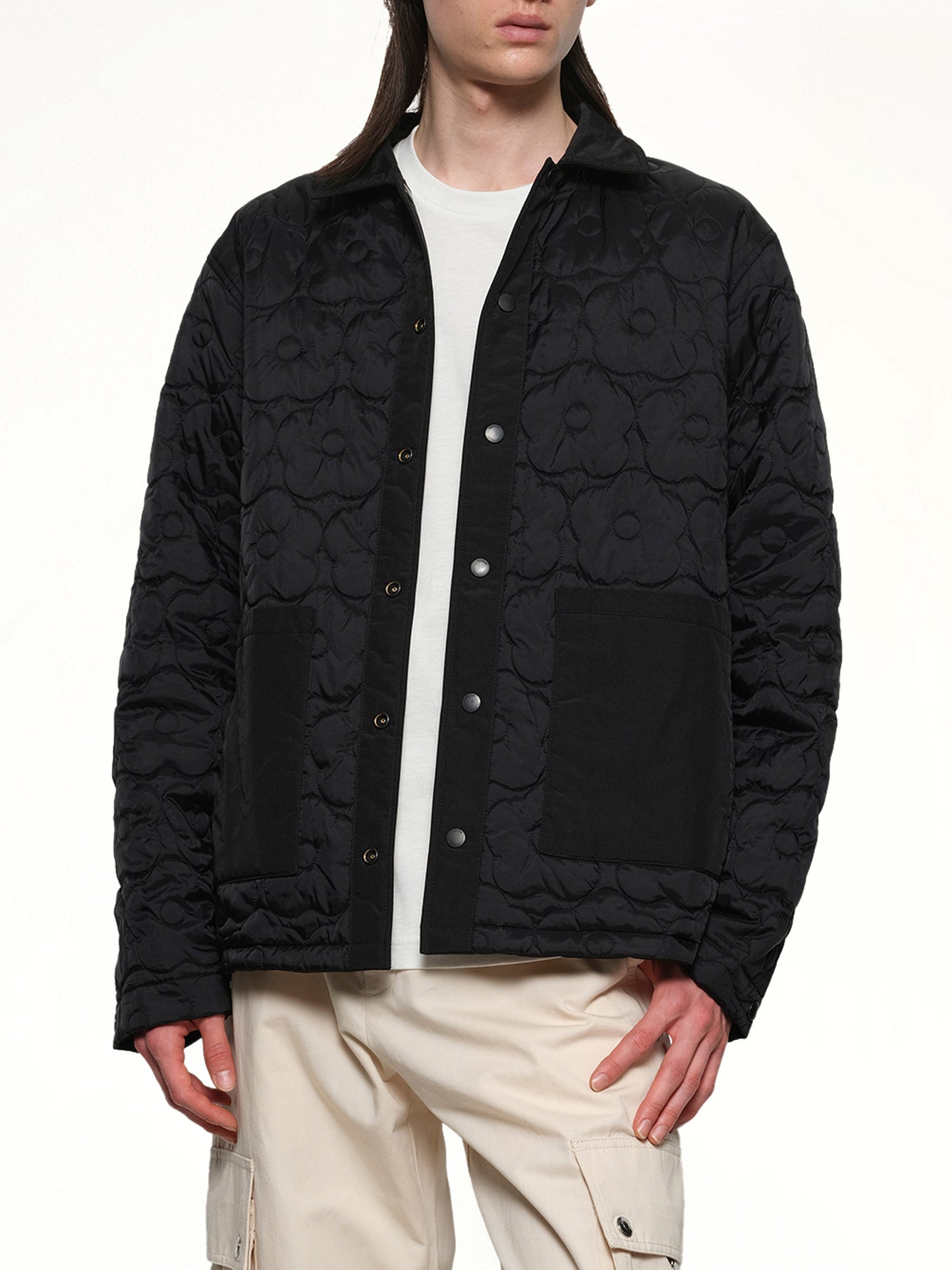 Boke Flower 2.0 Reversible Heavy Coach Jacket in Black