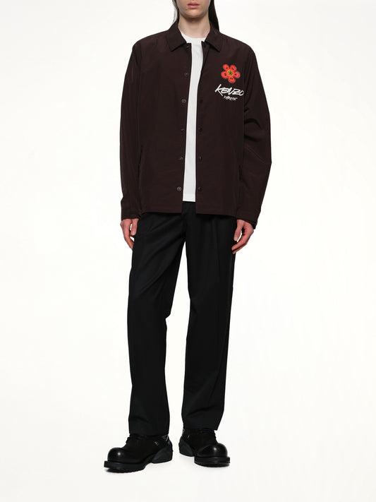 Kenzo Futura Light Coach Jacket in Chocolate