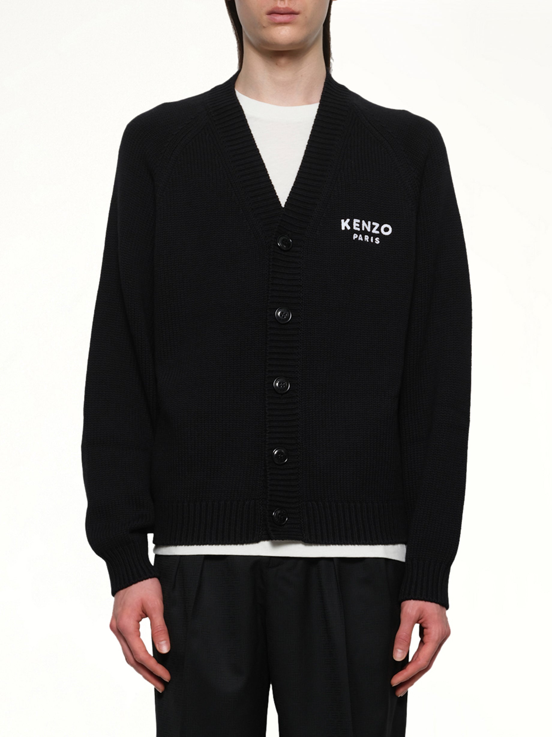 Boke Flower Cardigan in Black