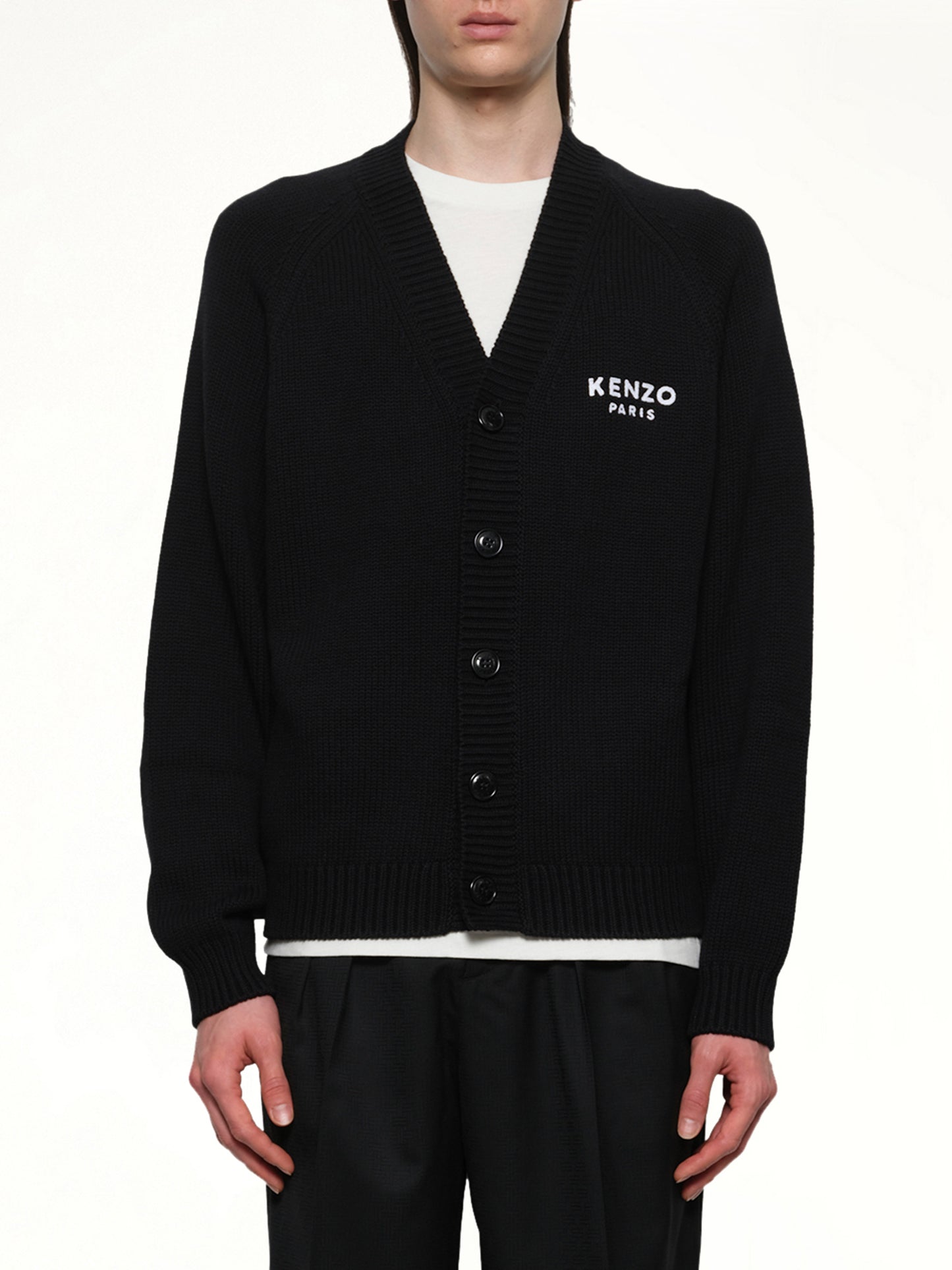 Boke Flower Cardigan in Black