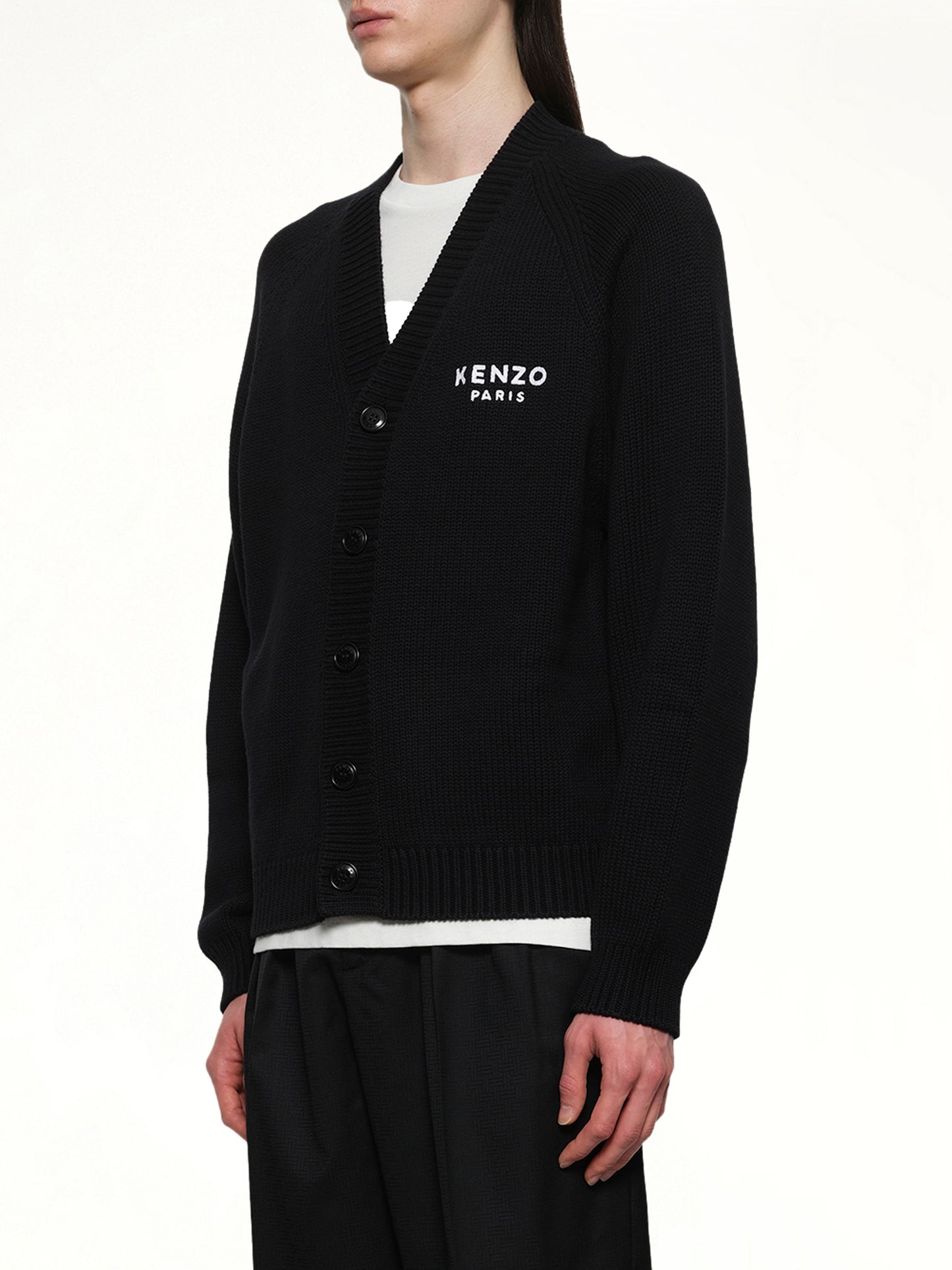 Boke Flower Cardigan in Black