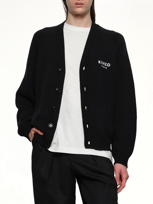 Boke Flower Cardigan in Black