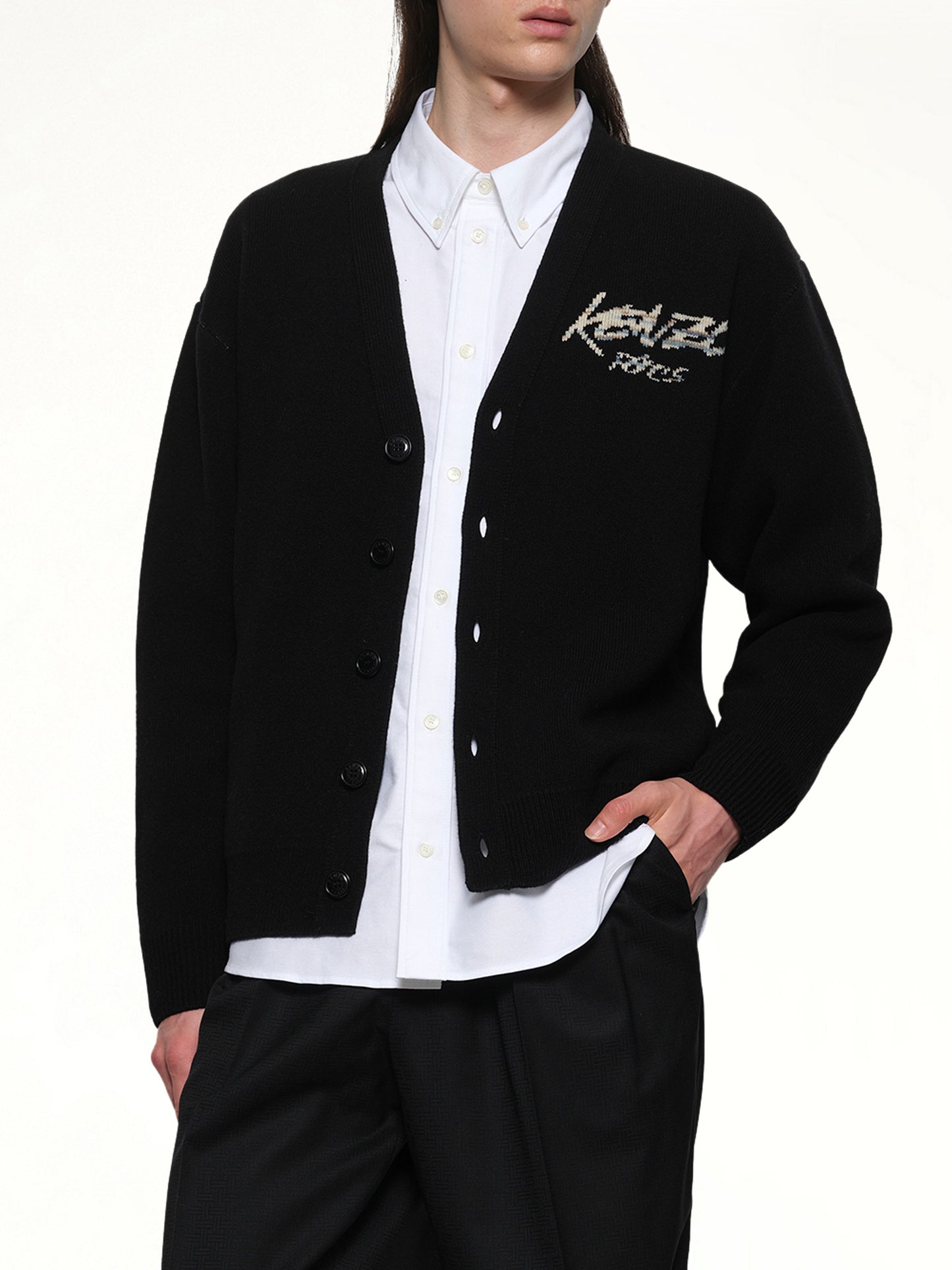 Rws Kenzo Futura Cardigan in Black