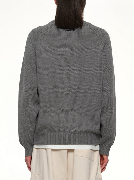 Boke Flower Jumper in Pale Grey