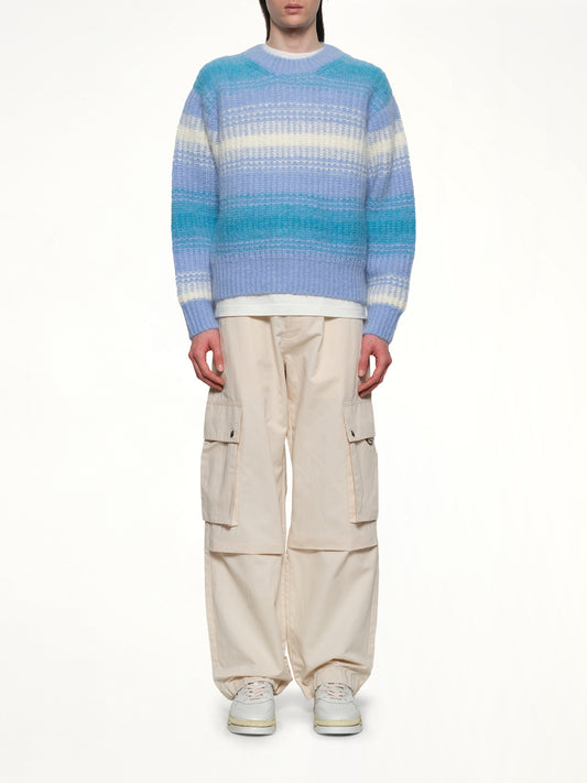 Kenzo Speed Stripe Jumper in Light Blue