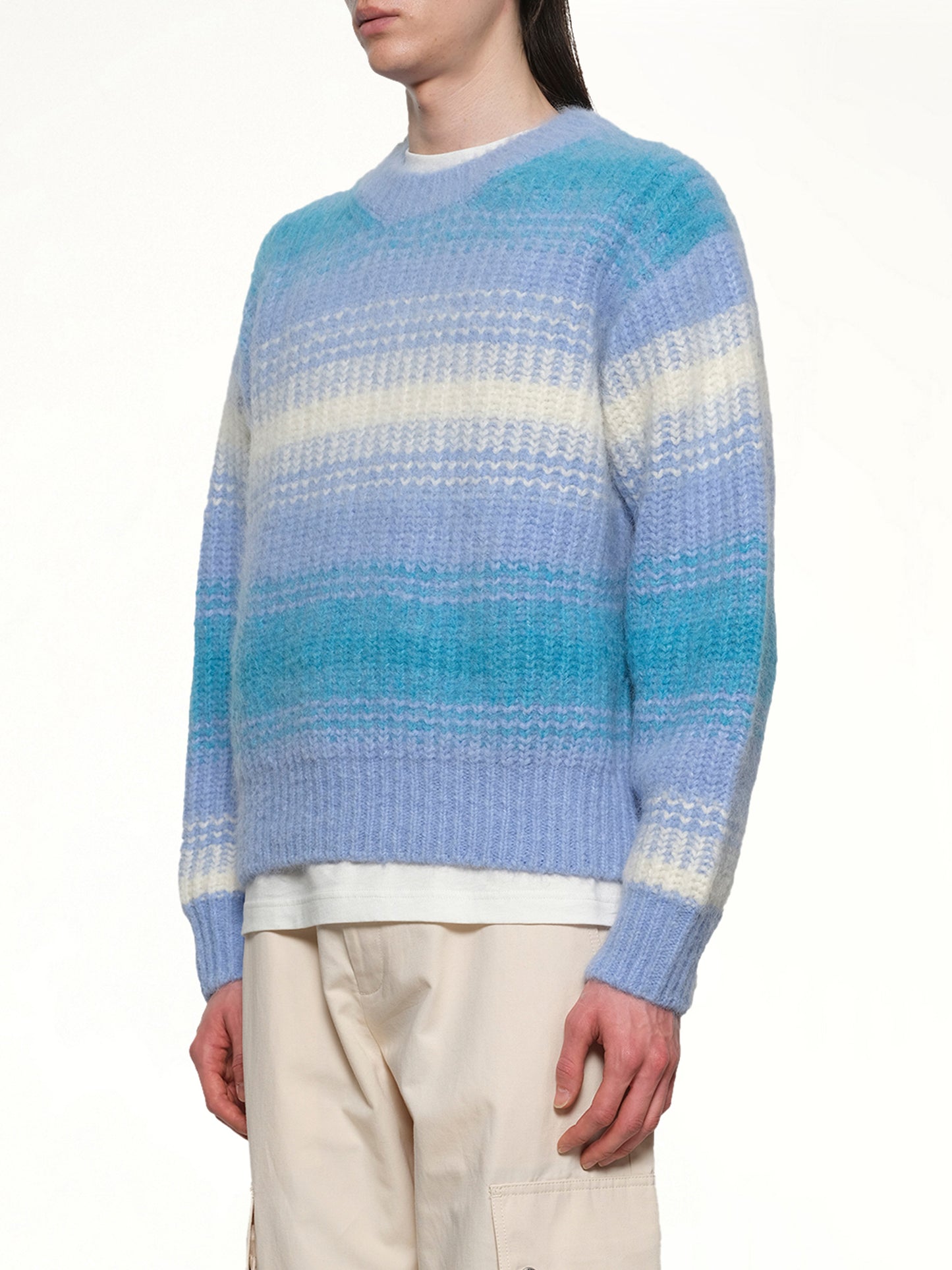 Kenzo Speed Stripe Jumper in Light Blue
