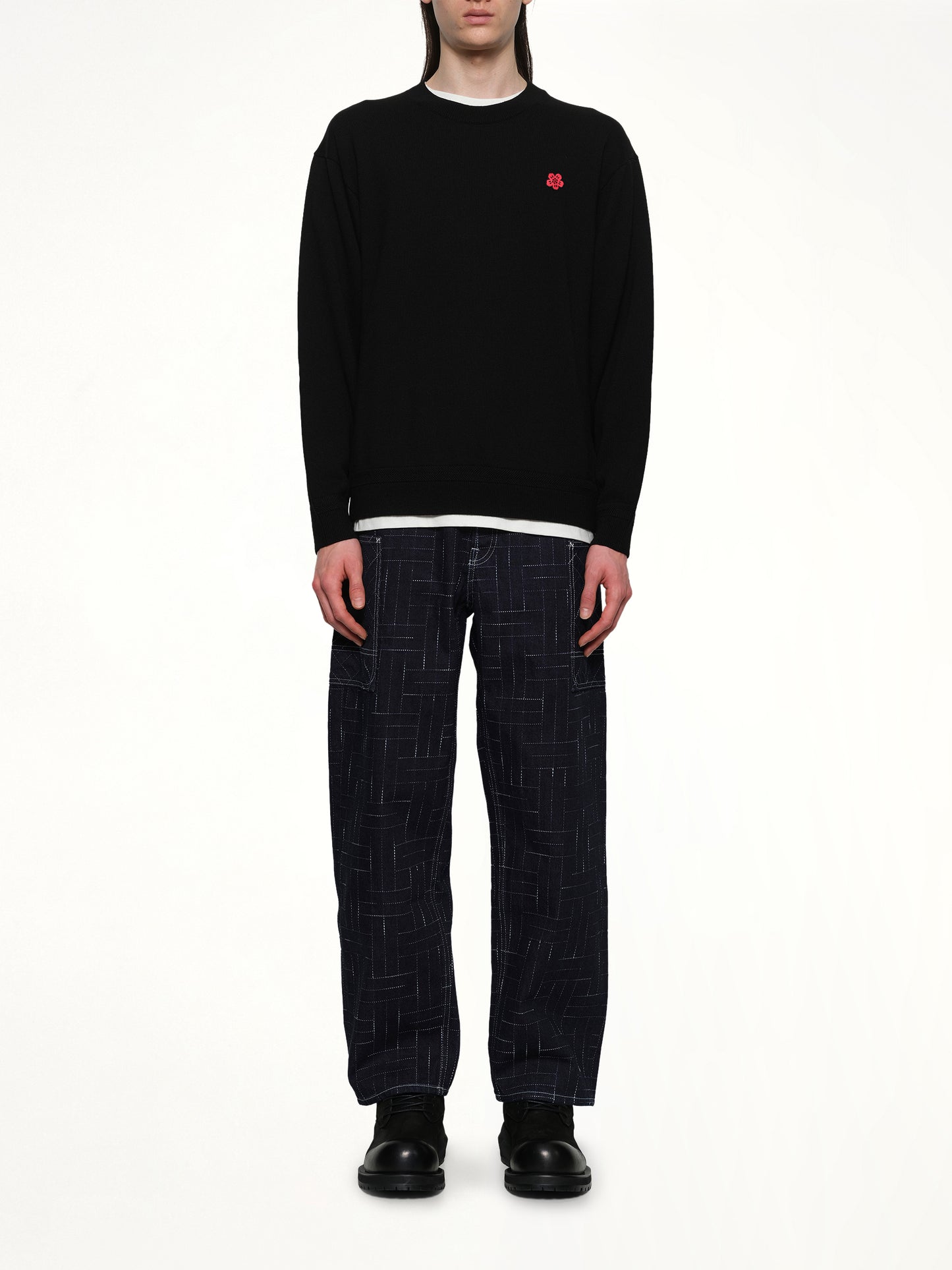 Rws Kenzo Boke Flower Jumper in Black