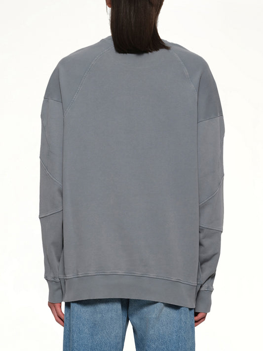 Balmain Medal Sweatshirt in Grey