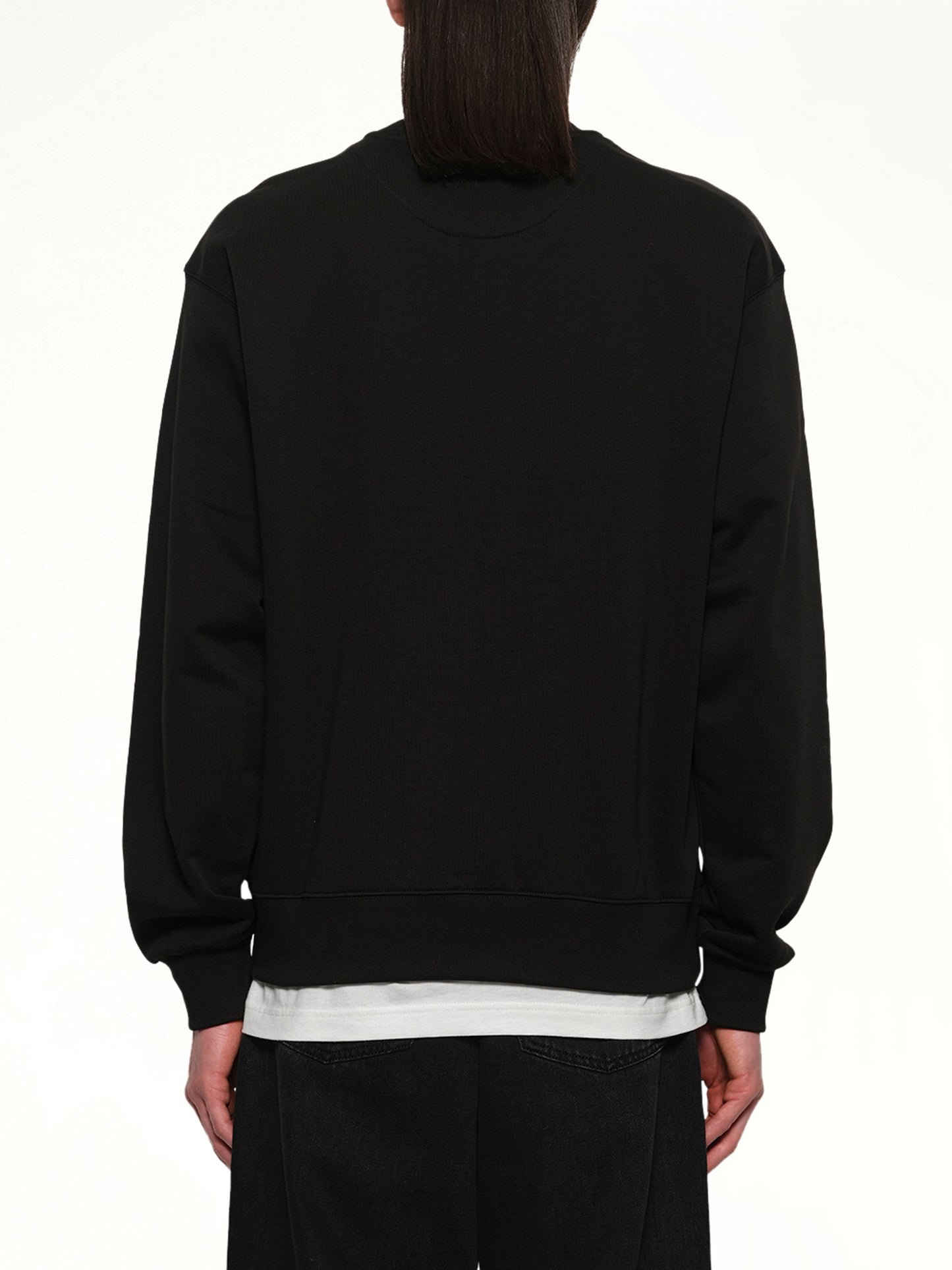 Kenzo Happy Tiger Embroidered Classic Sweatshirt in Black