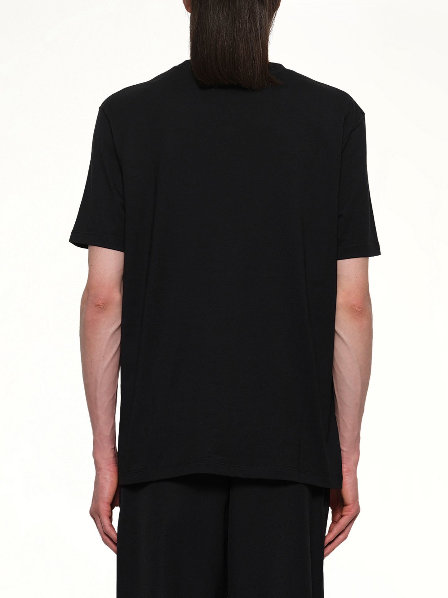 Couture Label Regular T-Shirt in Black