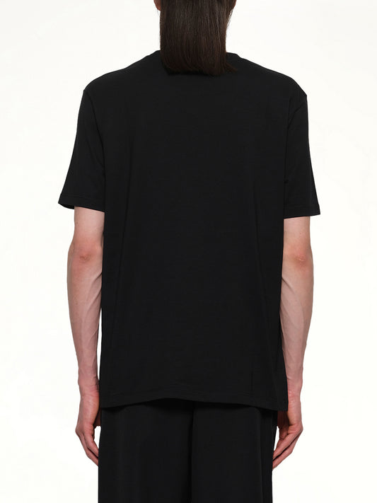 Couture Label Regular T-Shirt in Black