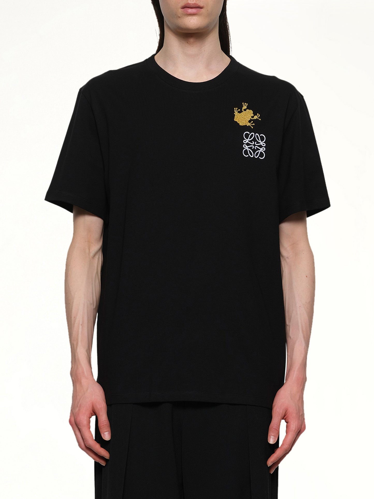Frog Relaxed Fit T-Shirt in Black