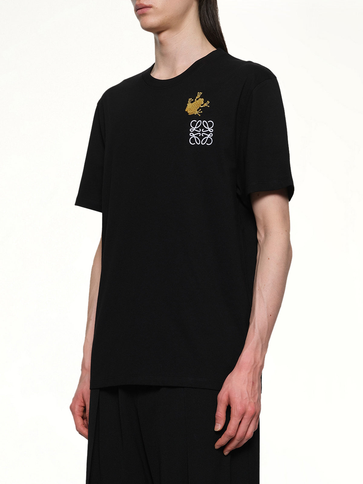 Frog Relaxed Fit T-Shirt in Black