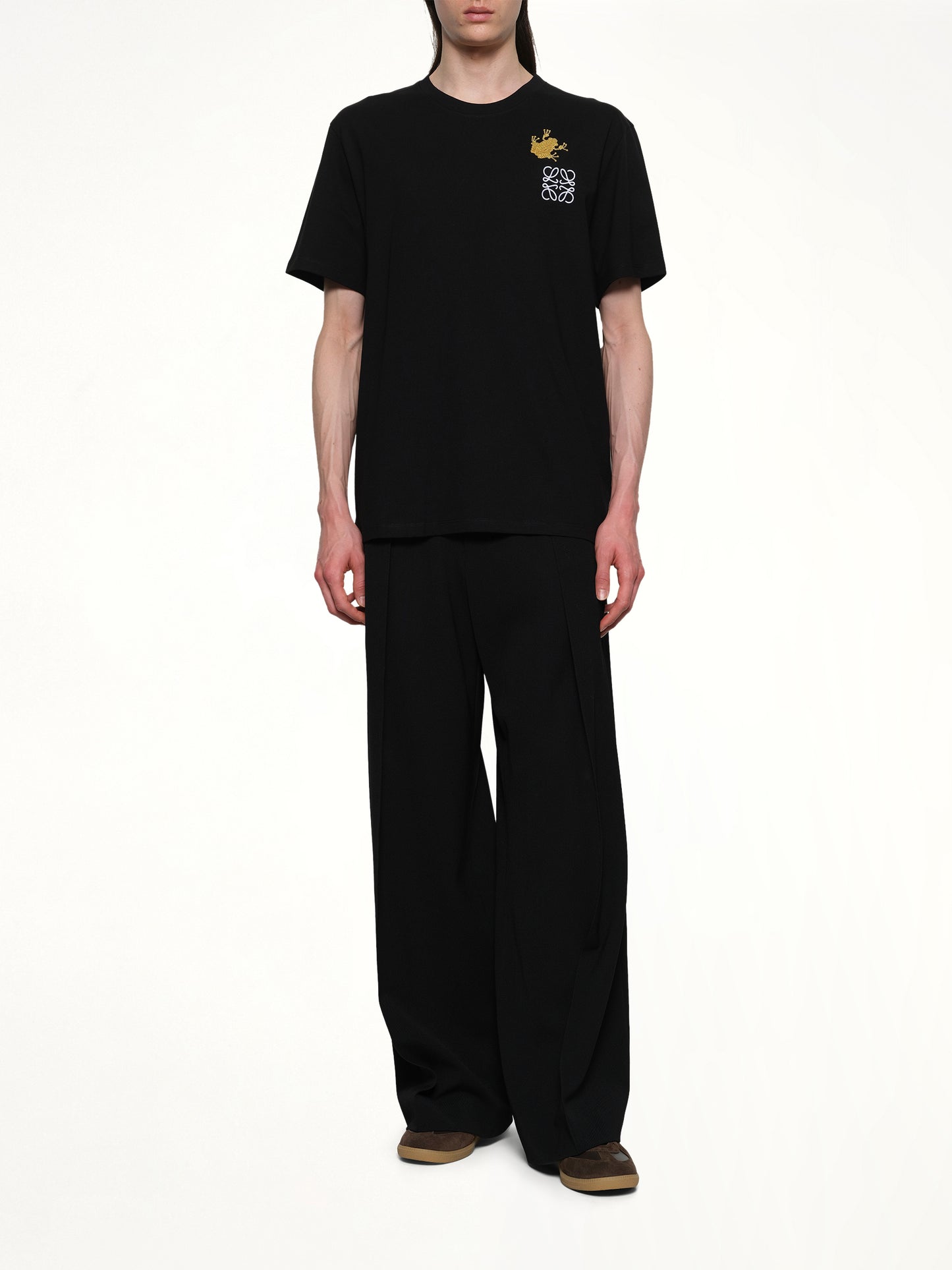 Frog Relaxed Fit T-Shirt in Black