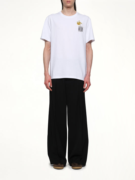 Frog Relaxed Fit T-Shirt in White