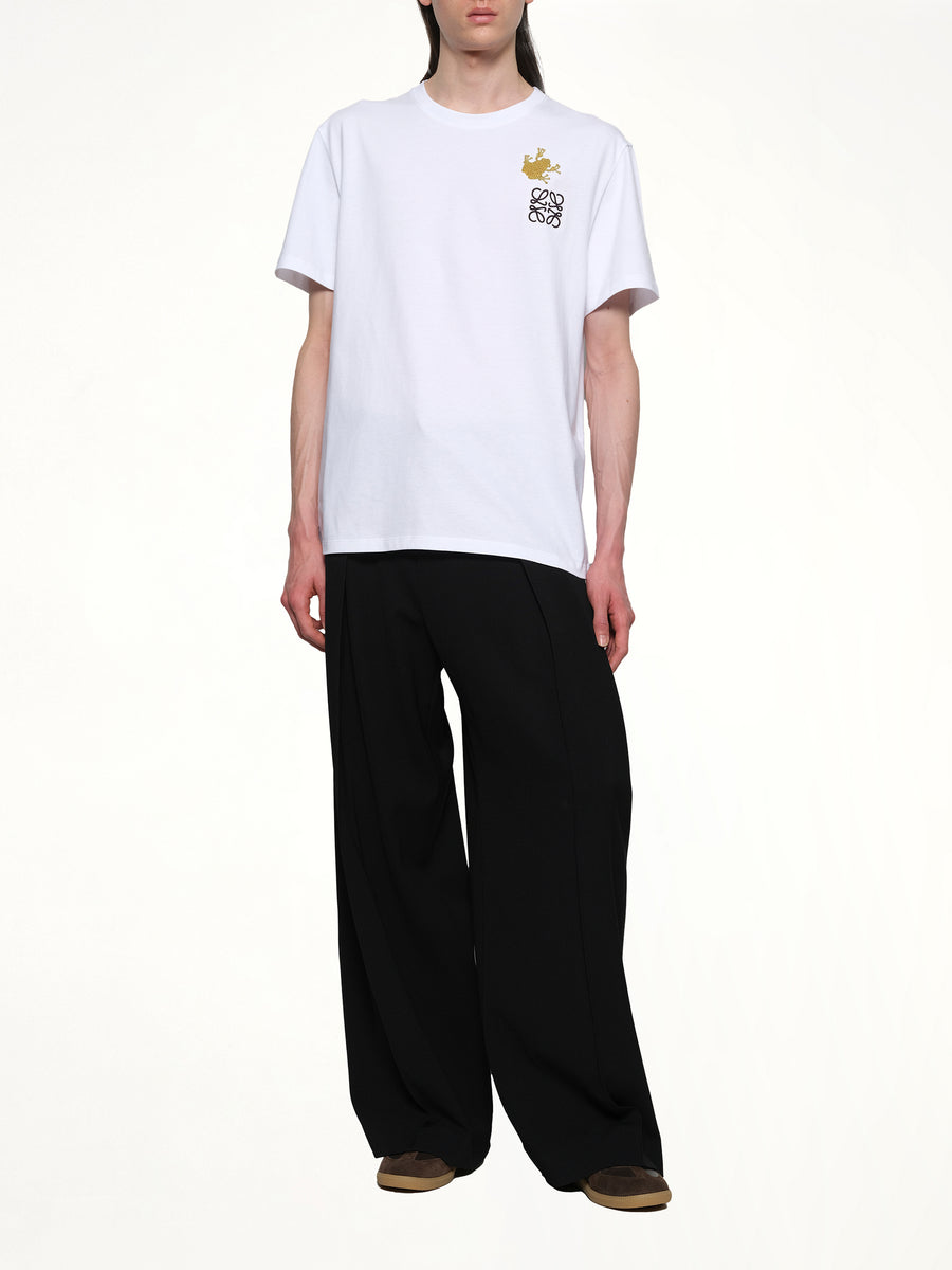 Frog Relaxed Fit T-Shirt in White