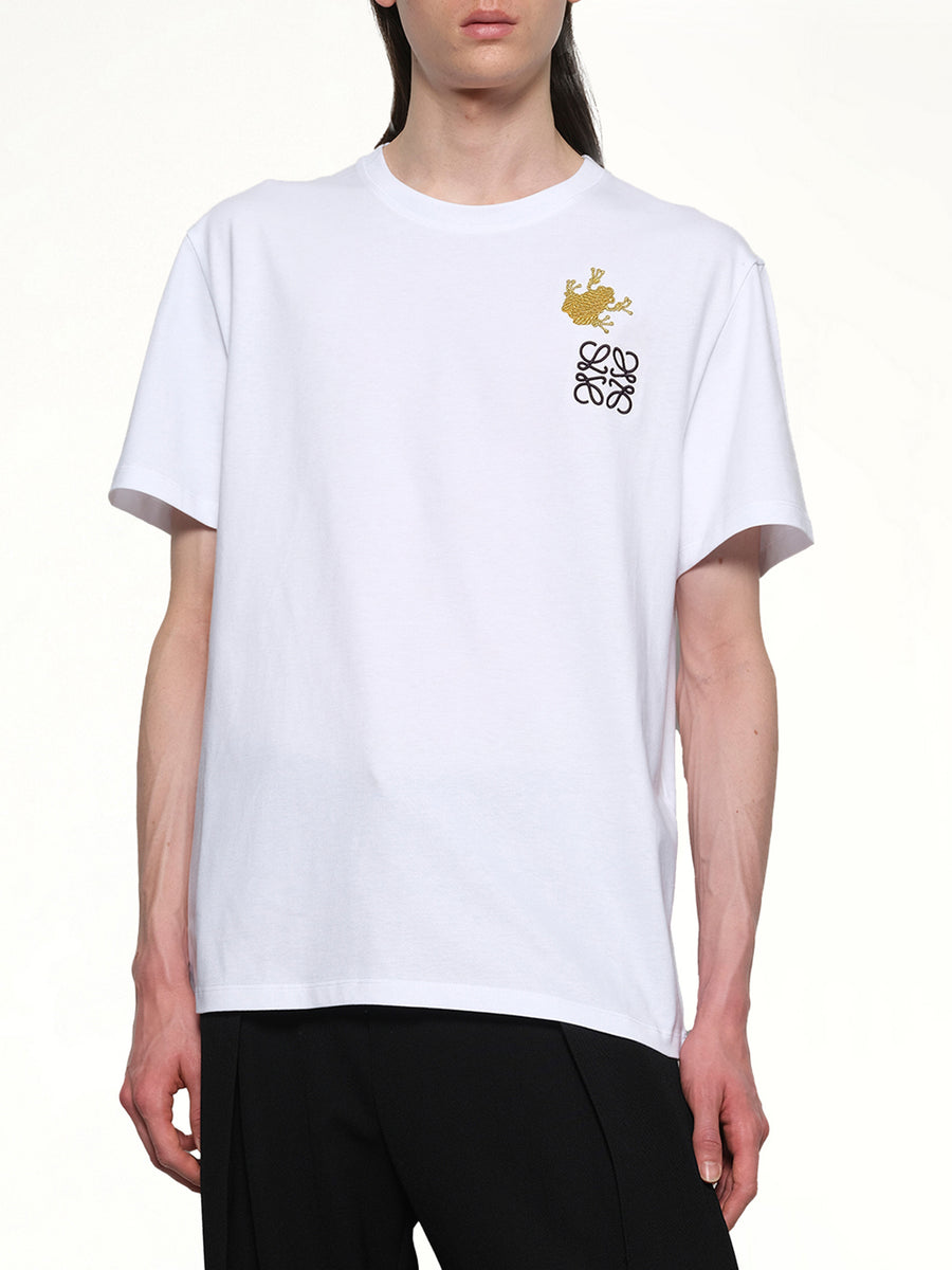 Frog Relaxed Fit T-Shirt in White