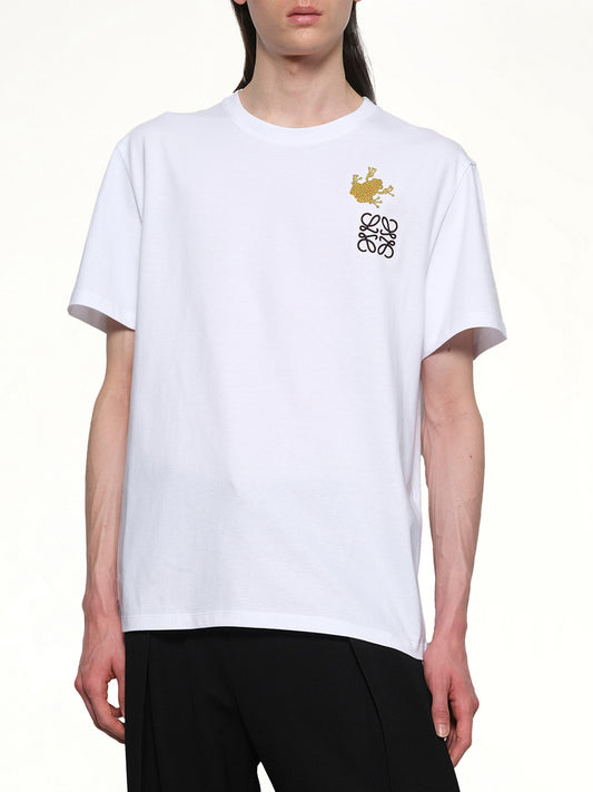 Frog Relaxed Fit T-Shirt in White