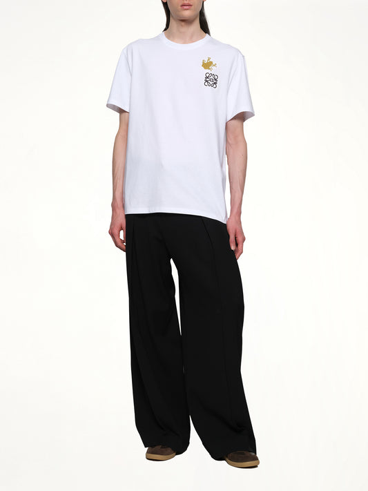 Frog Relaxed Fit T-Shirt in White