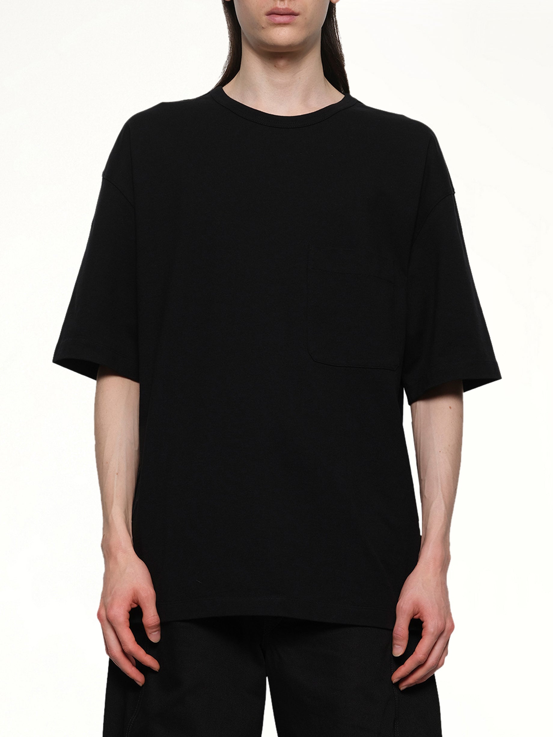 Boxy Ss T-Shirt in Black