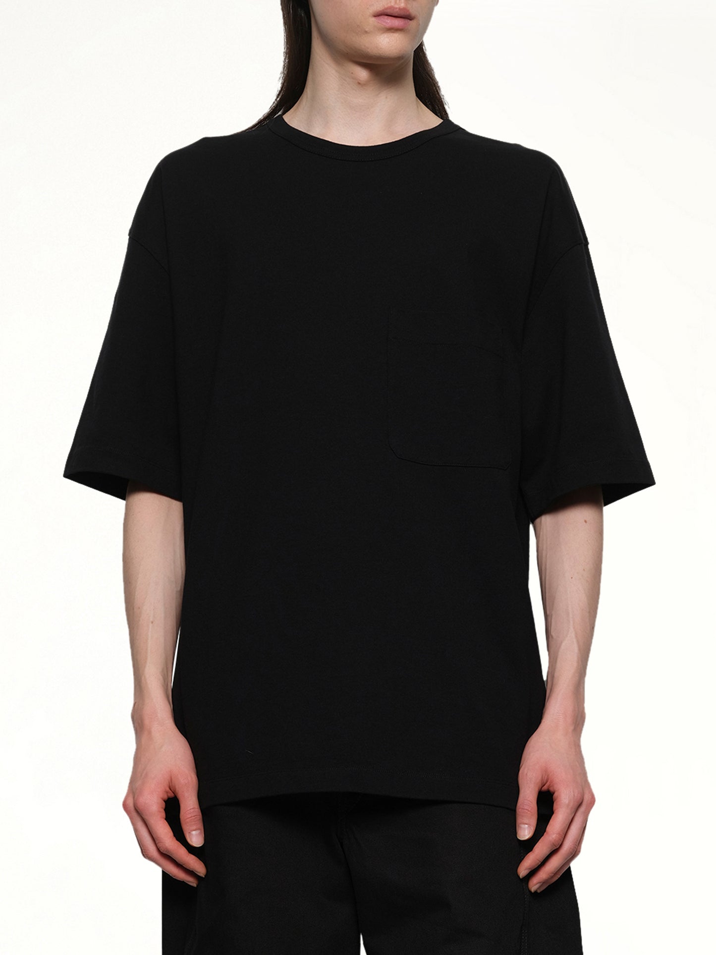 Boxy Ss T-Shirt in Black